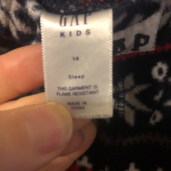 Boys youth fleece GAP pajama bottoms - Picture 2 of 3